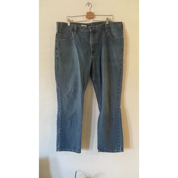 Carhartt Mens Straight Traditional Fit Jeans 40 x 30 Medium Wash Denim 5-Pocket - Picture 2 of 12